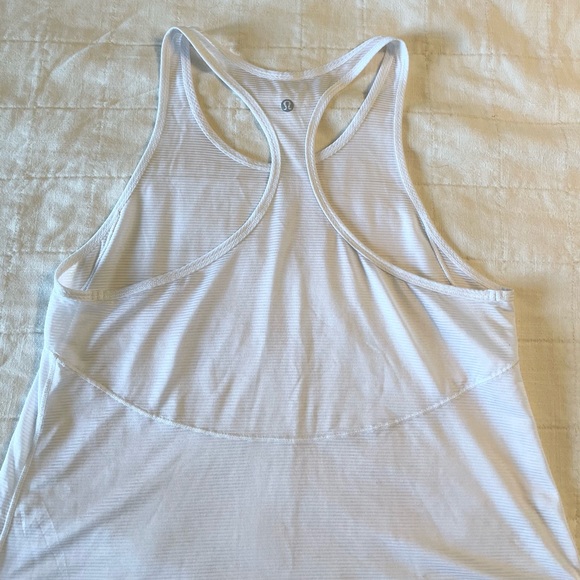 Lululemon White Racerback Tank - Picture 2 of 10